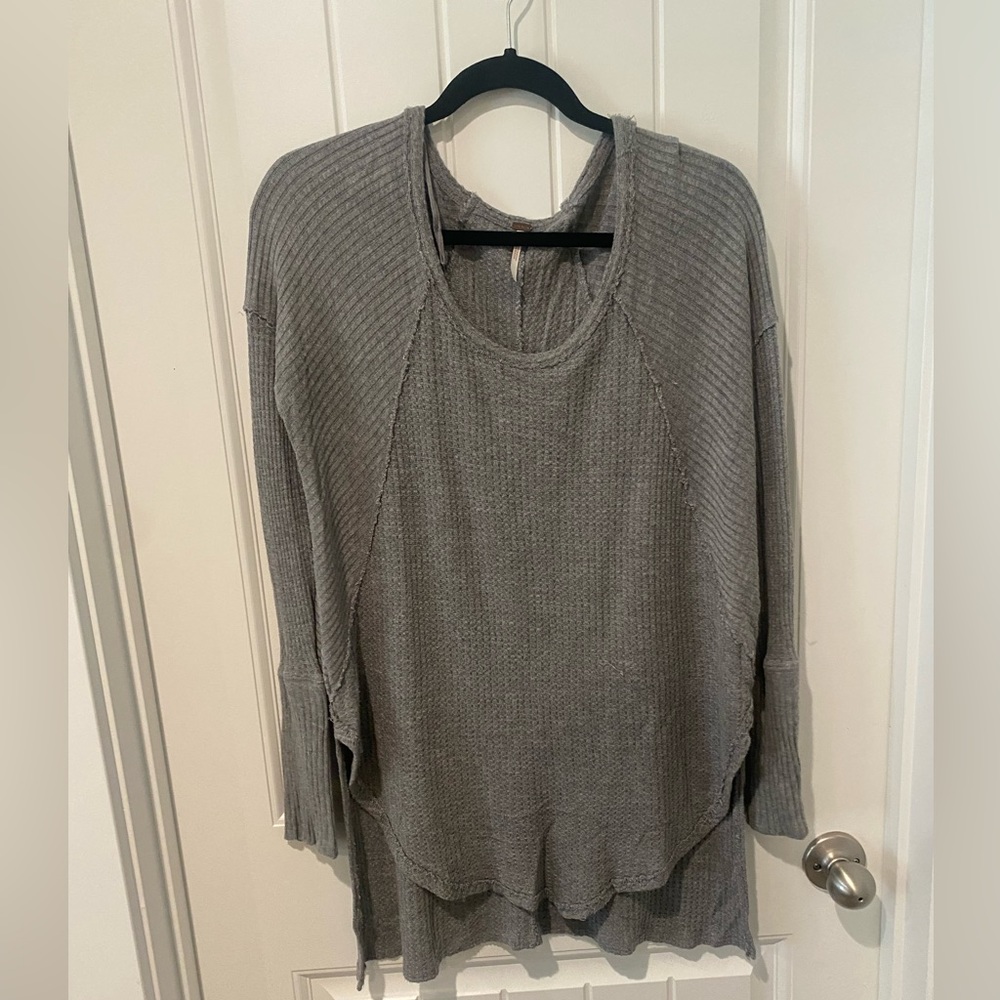 Free People Gray Top